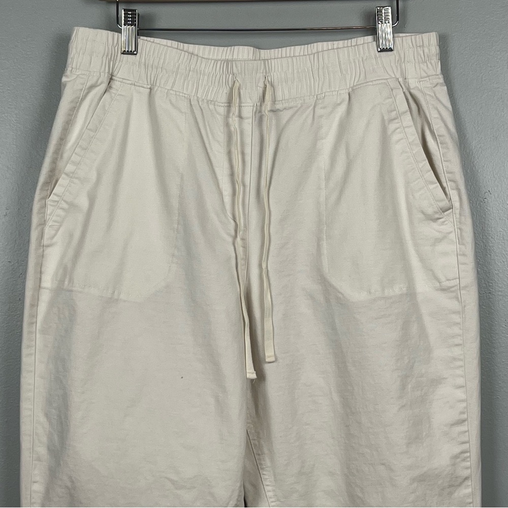 Talbots Ivory Pullon Elastic Drawstring Waist Cuf… - image 3